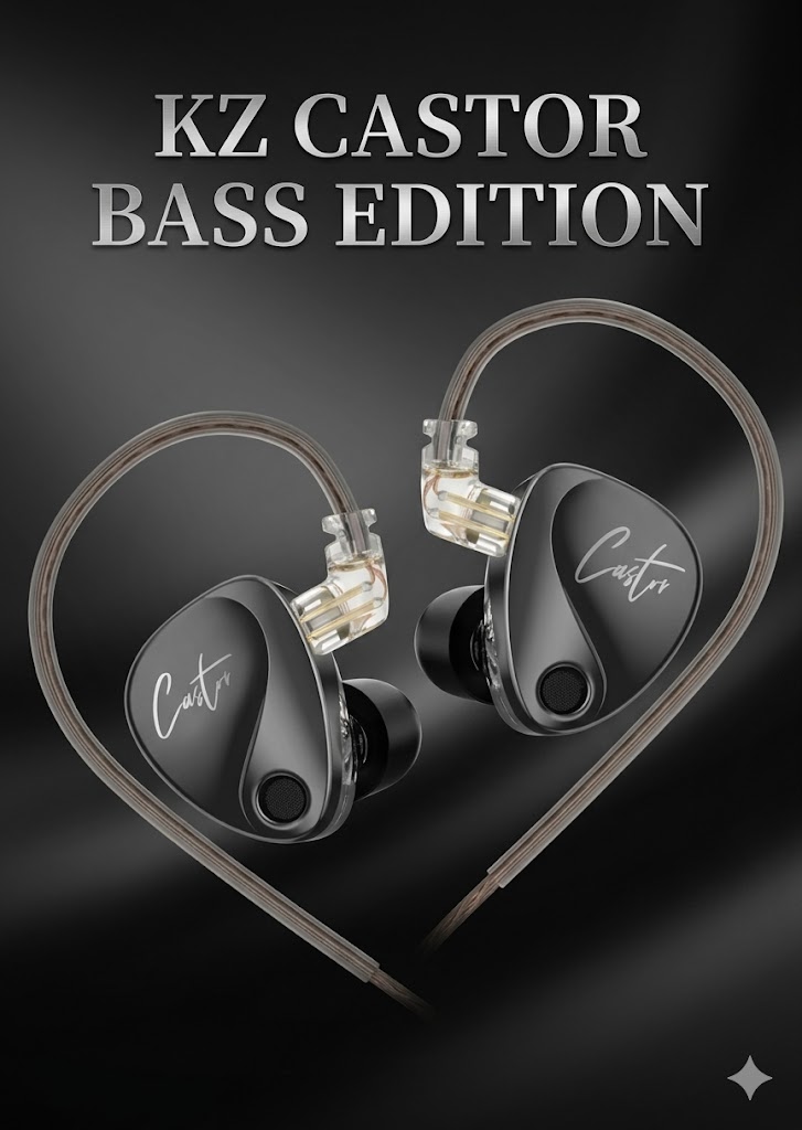 Audifonos KZ CASTOR BASS EDITION